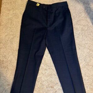MEN'S NAVY Kenneth Cole Dress Pants: Excellent Pre-Owned Condition (32X32)
